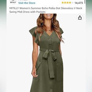 NEW - NEVER WORN Button-down Dress